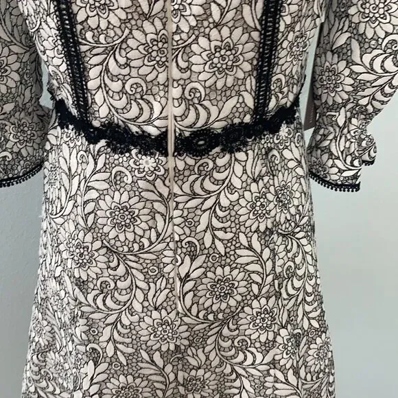 NWT Anthropologie Monique Lhuillier Lace Dress 6P - Picture 12 of 16